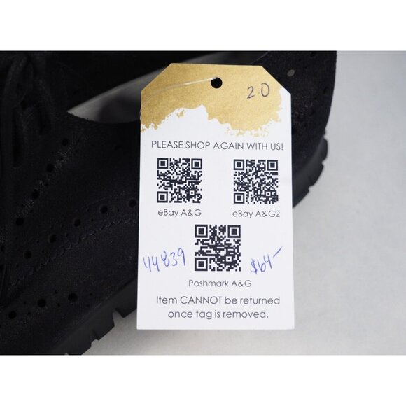 Cole Haan Navy Blue Wing Tip Lace-Up Loafers Shoes, Size 9 (US) - Picture 13 of 13